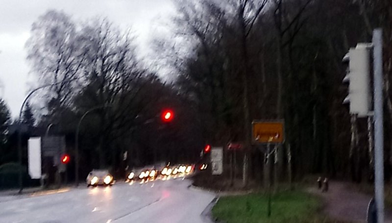 Wedel/Schleswig-Holstein, Blick Richtung Stadt