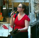 Linda Cerna, Sprecherin des Berliner 'Kunsthauses Tacheles'