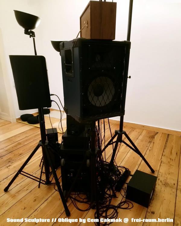 Sound Sculpture // Oblique by Cem Cakmak, TR @ frei-raum.berlin 2022